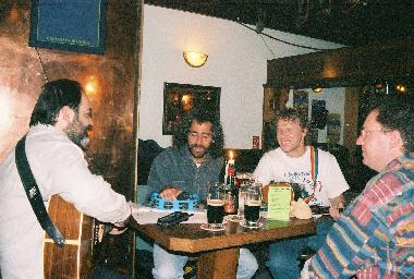 Richard Morse, Stewart, Mark, & Armin @ the Shamrock in Frankfurt, Germany
